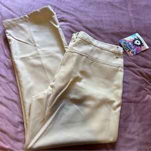 NWT Madcap England Bootcut Flare Cream/Tan Trousers - Size 40R